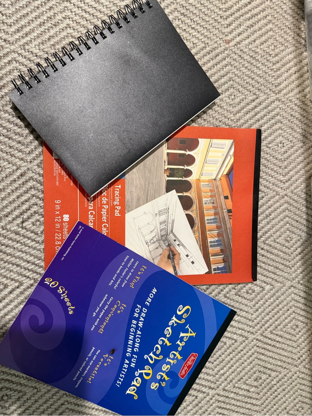 Drawing / sketching pad bundle